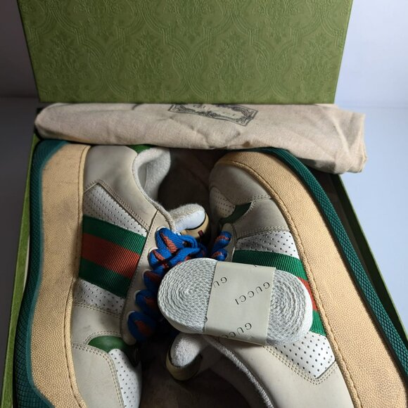 Gucci Suede Web Sneaker - Picture 6 of 7